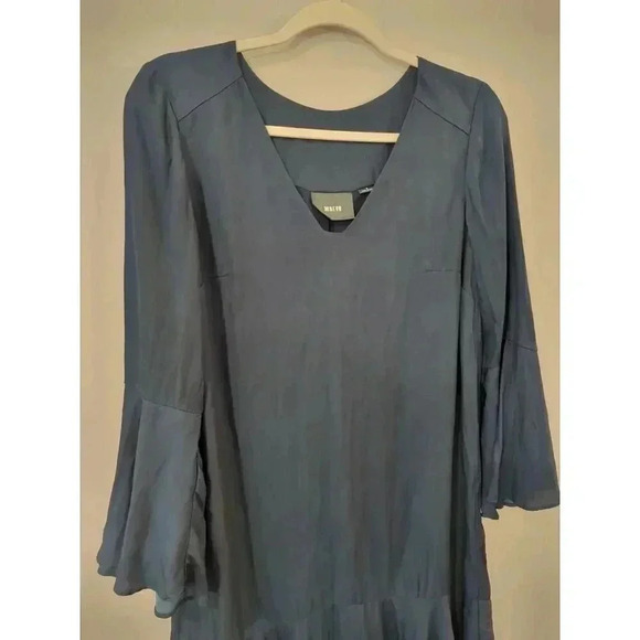 Maeve Anthropologie Dress V-Neck Bell Sleeve A-Line Size M - Picture 3 of 10